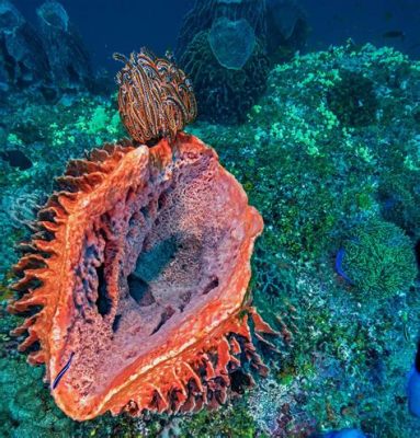  Understanding the Unique Underwater Existence of the Undulated Barrel Sponge! This ancient marine invertebrate with its intricate folds and mesmerizing texture provides crucial habitat for a plethora of marine life. 