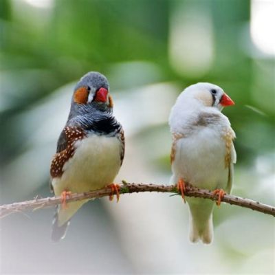  Zebra Finch: A Tiny Charmer Exhibiting Striking Plumage and Melodious Songs!